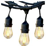 NEW $53 String Light Hanging Socket 48FT *NO BULBS