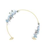 $67 8FT Large Gold Round Backdrop Stand