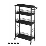 $50 Slim Storage Cart Kitchen Rolling Utility Cart