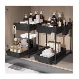 $40 Sevenblue 2 Pack Under Sink Organizer