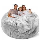 $130 6ft Bean Bag Chair Cover Only No Filler