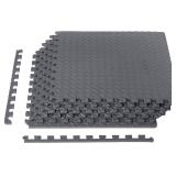 NEW $53 6PK (24x24") Interlocking Floor Mat Tiles