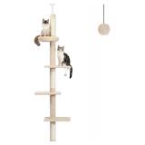 $100 5-Tier Floor to Ceiling Cat Tower