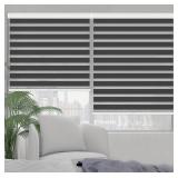 NEW $52 23x72ï¿½ Cordless Window Blinds Dark Grey
