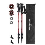 NEW $31 Trekking Hiking Poles Red 2PK