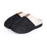 (7-8)Home Shoes Slippers, semai Warm Comfy Indoor