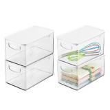 $63 mDesign Plastic Stackable Kitchen Pantry
