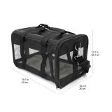 $52 (L) Soft-Sided Mesh Pet Transport Carrier