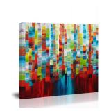 NEW $51 (24x24') Colorful Modern Abstract Wall Art