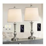 NEW $110 Modern Table Lamp Set of 2