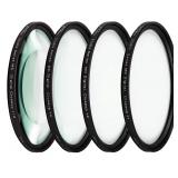 NEW 49MM Professional 4PK HD Macro Close Up Lenses
