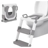 New $33 Potty Training Toilet Sea Grey/White