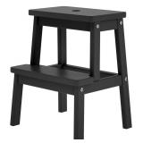 NEW $89 Wooden Step Stool Grey