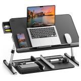 New $90 Laptop Bed Tray Desk (Black)
