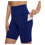 $30 XL High Waist Leggings with Pockets Blue