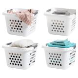$60 4PK 30L Plastic Laundry Basket