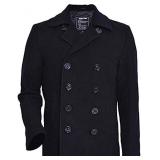$190 Men's Woolen Coat (L-Black)