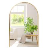 $164 Amgngala Arched Mirror 20' x 30' Gold