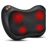 NEW $55 Back & Neck Massage Pillow w/Heat