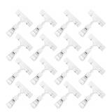 NEW Clear Sign Clips 16 Pcs