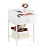 NEW $68 End Table with Charging Station