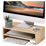 $33 16.7ï¿½ 2-Tiers Monitor Stand Save Space