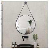$39 16' Round Mirror With Strap