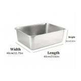 NEW $83 Stainless Steel Litter Box