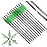 20 Inch Carbon Crossbow Arrows