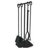 $90 The Rack Co. - Black iron Fireplace