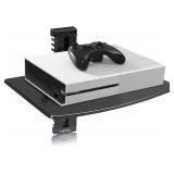 $30 Single Black Glass Floating Shelf