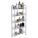 $40 WASJOYE Utility Cart 5-Tier Gap Mesh