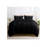 $62 (Q) Fluffy Shaggy Duvet Cover