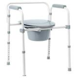 $74 3-in-1 Elongated Bedside Toilet