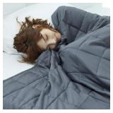 $70 (Q) 15lb Cooling Weighted Blanket