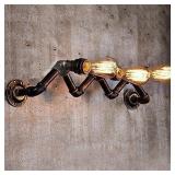 $140 Industrial Rustic 3 Lights Wall Sconce