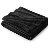 $40--- 50' x 60' Black Throw Blanket