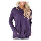 (2XL)BETTE BOUTIK Women Tunic Top Solid