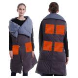 NEW $57 Heated Blanket Wrap Shawl(43' x 52')