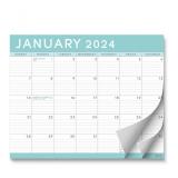 S&O Teal Magnetic Fridge Calendar