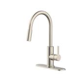 $151 Brushed Nickel Pull-down Kitchen Faucet