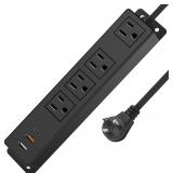 NEW $85 Under Desk Power Strip-Mountable