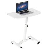 $70 26' White Adjustable Laptop Stand