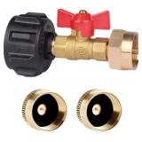 NEW Propane Refill Adapter On/Off Valve