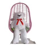 $59 39' White Plush Teddy Bear