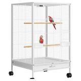 $120 30' Wrought Iron Bird Cage White
