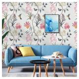 NEW (45CMx6M) Floral Wallpaper