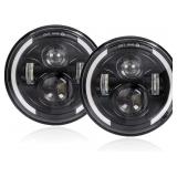 NEW $83 2PK LED Headlights for Jeep Wrangler