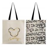 2pk Canvas Tote Bag