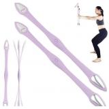 (2 Pack)  Elastic Fitness Exercise Bar